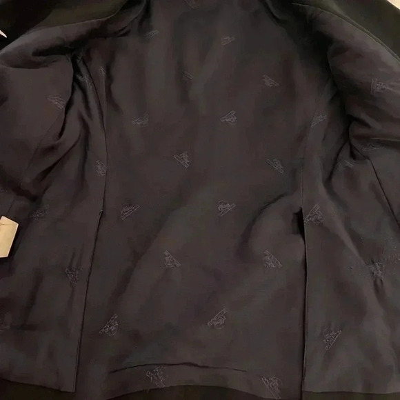 GRAND Prix Women’s Navy Hunt Coat Size 10s - Picture 5 of 8